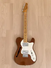 Электрогитара полуакустическая Fender Telecaster Thinline Mahogany w/case USA 1973