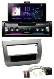 Pioneer USB MP3 Bluetooth DAB Autoradio für Lancia Y (843 03-11) anthrazit