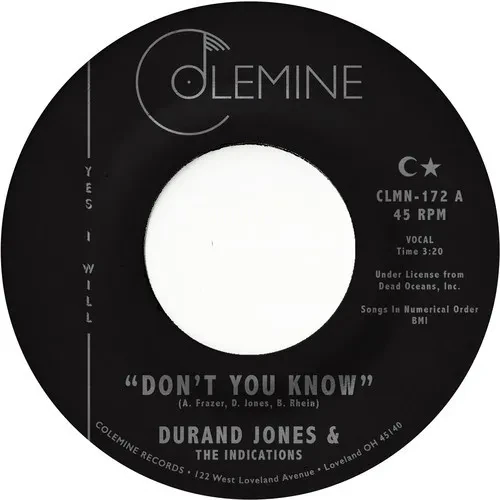 Виниловая пластинка Durand Jones & The Indications – Don't You Know (Релиз 2019)
