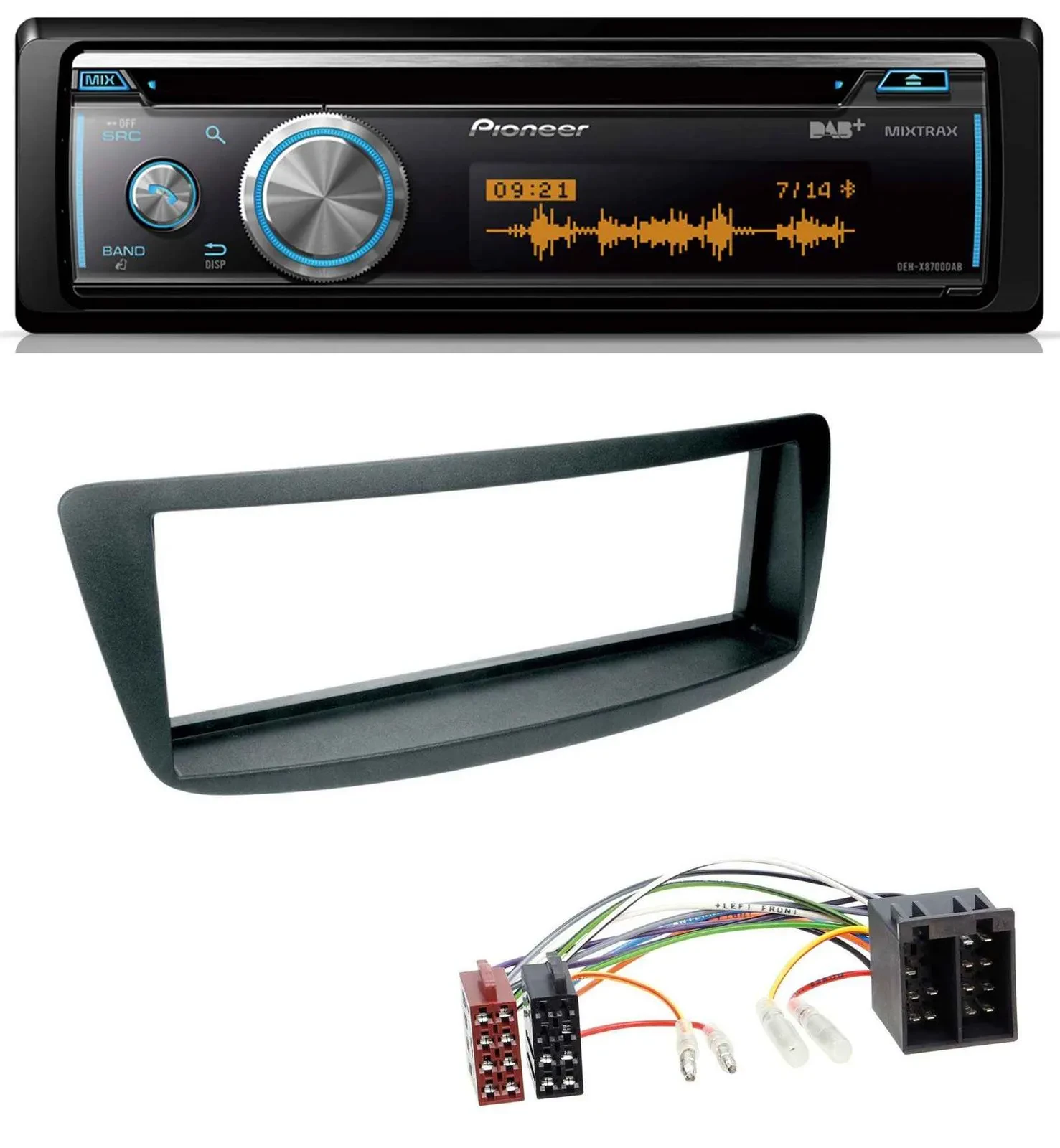 Автомагнитола для Citroen C1, Peugeot 107 (2005–2014) Pioneer MP3 DAB USB CD Bluetooth