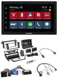 Blaupunkt Lenkrad Bluetooth DAB 2DIN USB Autoradio für BMW 3er 02-06 E46 5 Schal