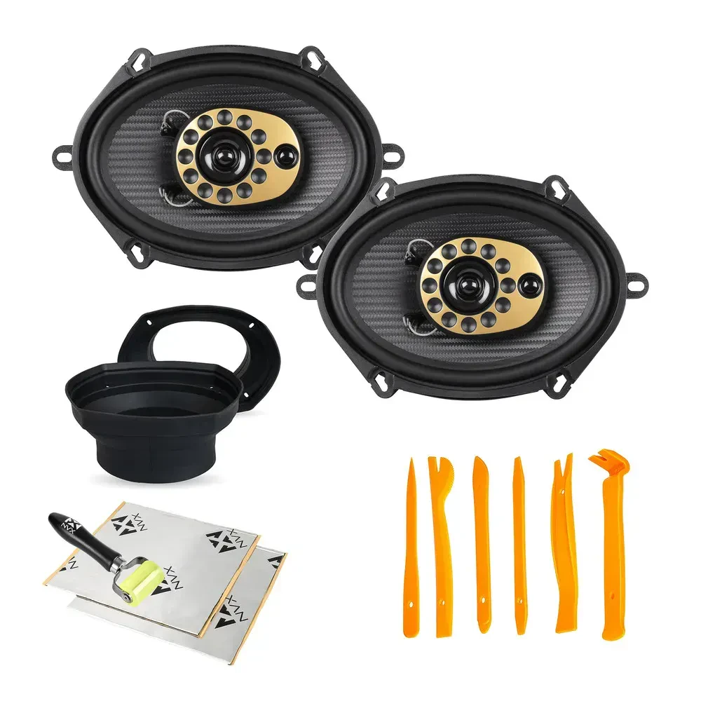 Динамики для автомобиля Jensen JS68T коаксиальные 100W 5"x7"/6"x8" с аксессуарами