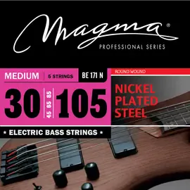 Струны для 5-струнной бас-гитары 30-105 Magma Strings BE171N