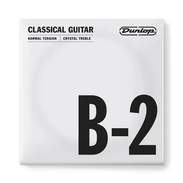 Струна для классической гитары Dunlop Nylon Crystal Treble B-2 DCY02BNS