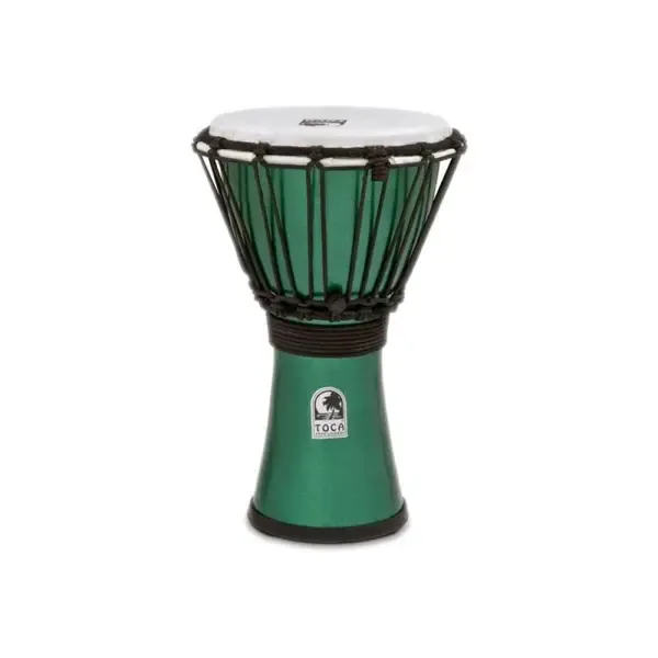 Джембе Toca 7" Freestyle Colorsound Metallic Green