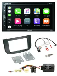 Pioneer DVD 2DIN Lenkrad DAB Bluetooth USB Autoradio für Mitsubishi Colt 2008-20