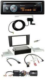Pioneer Bluetooth DAB Lenkrad USB CD Autoradio für Audi A4 (2000-2001)
