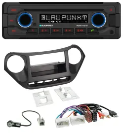 Blaupunkt AUX MP3 CD Bluetooth USB Autoradio für Hyundai i10 (ab 2013) AUX USB