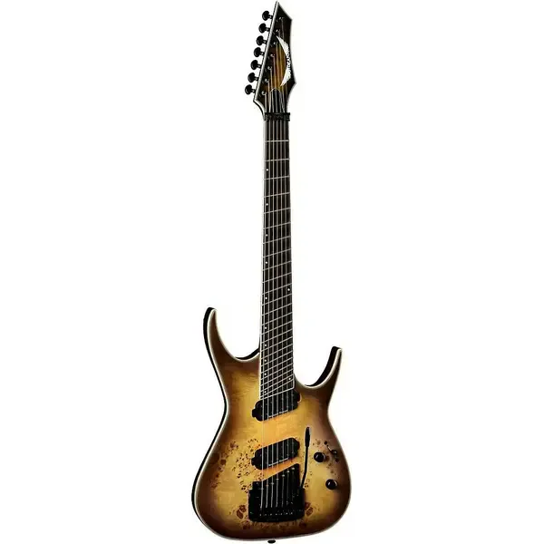 Электрогитара Dean Exile Select 7-String with Kahler Satin Natural Black Burst