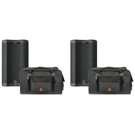 Harbinger VARI V3415 15" Powered Speakers Package w/Avenue II Road Runner Bags