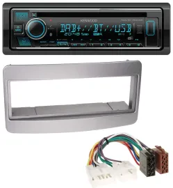 Kenwood MP3 Bluetooth DAB USB CD Autoradio für Toyota Celica MR2 dunkelsilber
