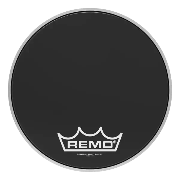 Пластик для барабана Remo 14" Powermax Ebony Crimplock