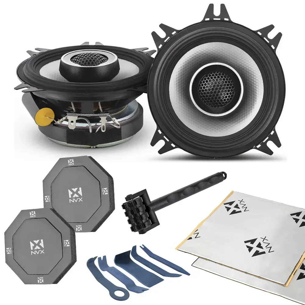 Пассивная акустическая система Alpine S2-S40 коаксиальная 4" 90W (набор) с установочными аксессуарами