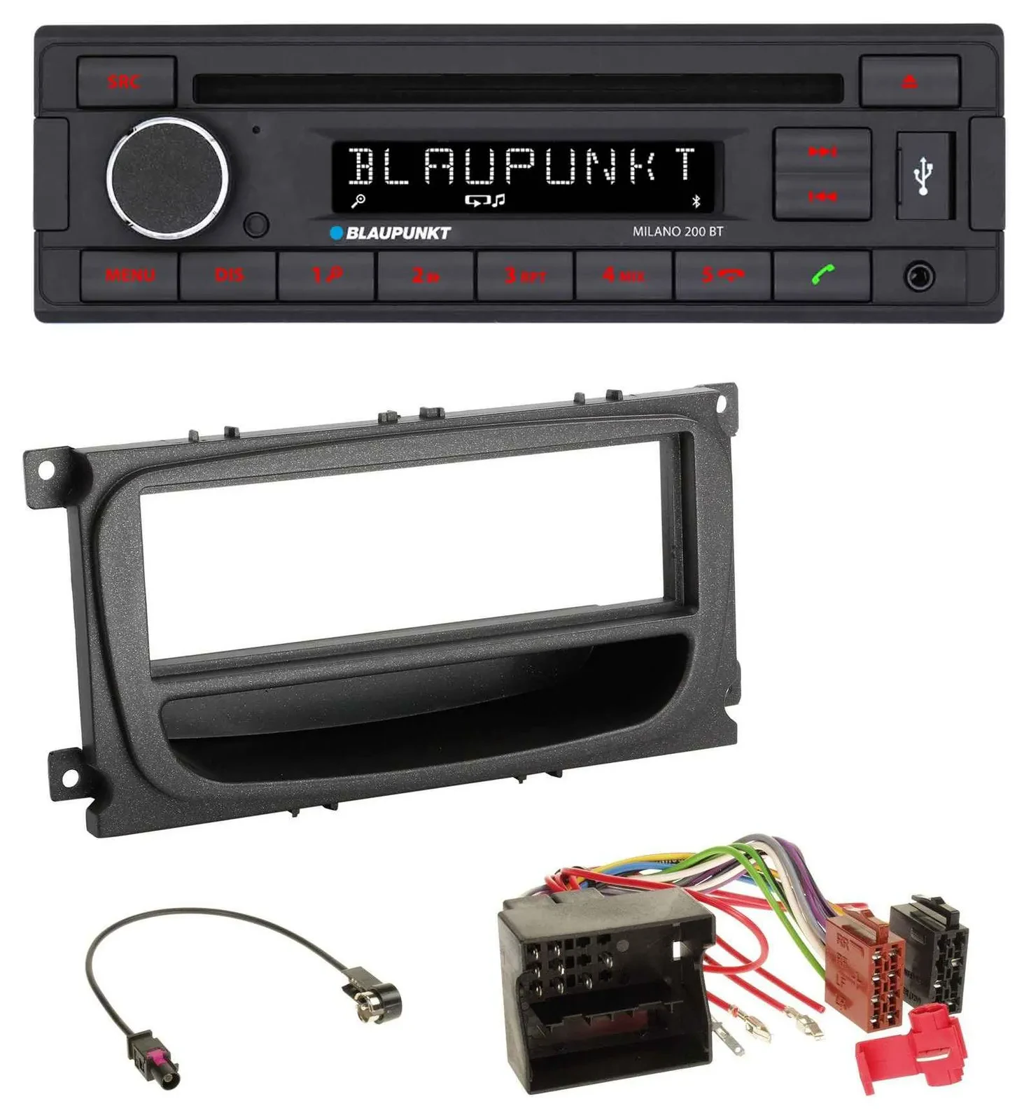 Blaupunkt MP3 USB CD Bluetooth AUX Autoradio für Ford C-Max Focus Galaxy ab 2007