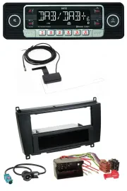 Dietz DAB Bluetooth USB MP3 Autoradio für Mercedes CLK W209 ab 06 Coupe 04-09 Ca