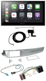 Pioneer USB MP3 2DIN Bluetooth DAB Autoradio für Alfa Giulietta 05/2010-10/2013