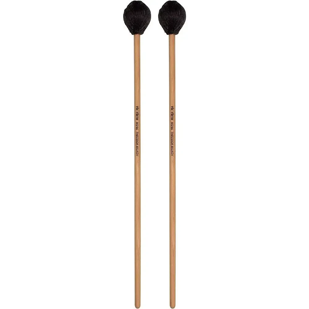 Палочки для маримбы Vic Firth M287 Theodor Milkov Artist Series Mallets Very Hard Black Yarn