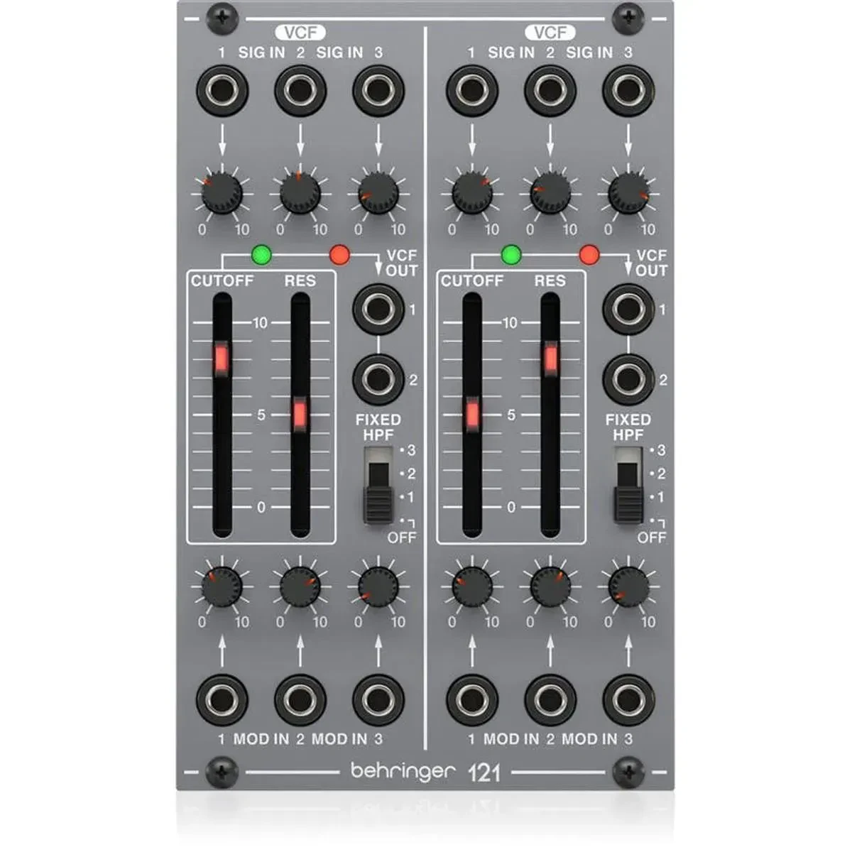 Behringer 121 Legendary Analog Dual VCF Module for Eurorack