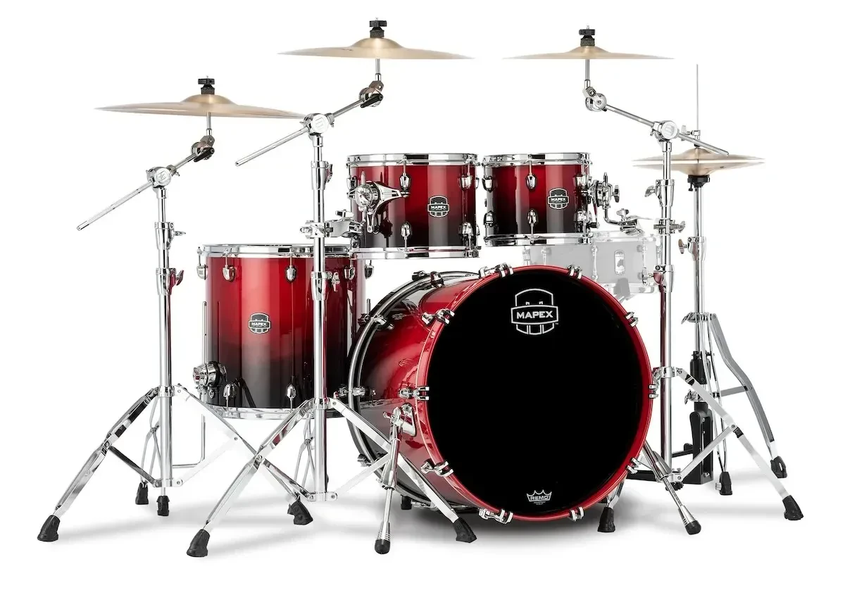 Ударная установка Mapex Saturn V Hybrid SR529XRQ (шелл-сет, без стоек и тарелок), красный