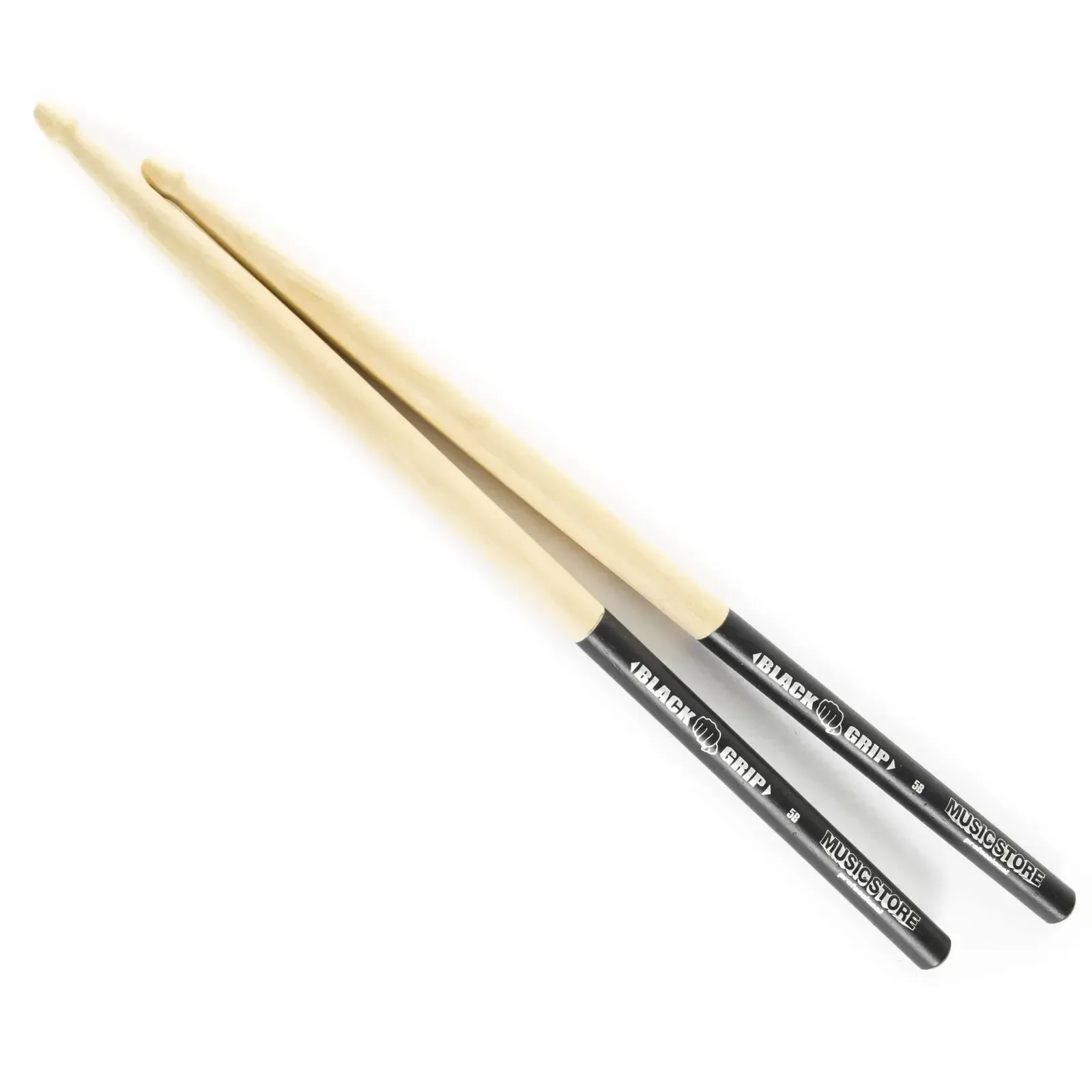 Барабанные палочки Music Store Drum Sticks Black Grip 5B