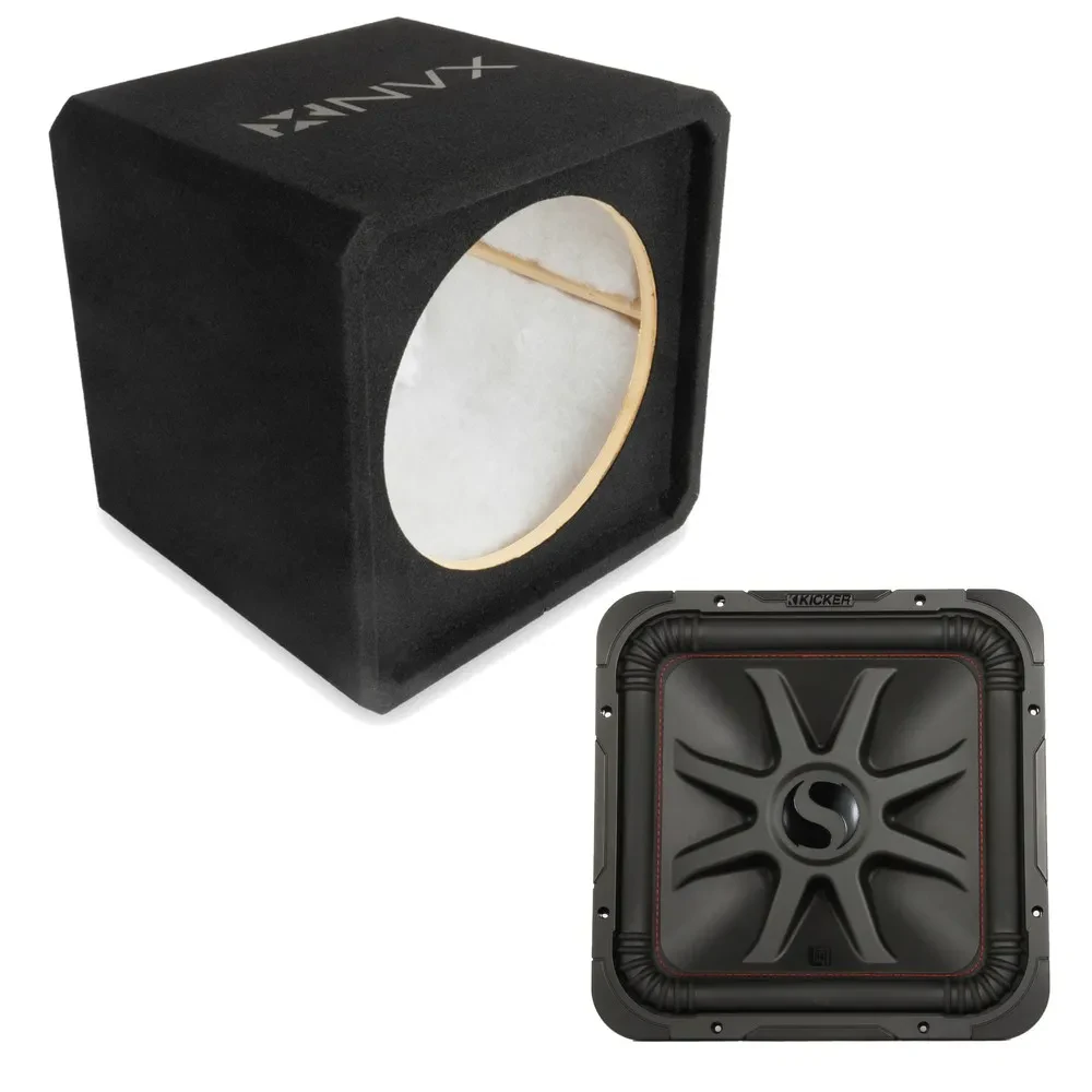 Сабвуфер пассивный для авто NVX NE151S_45L7R154 1x15", закрытый, MDF 3/4", с Solo-Baric L7R