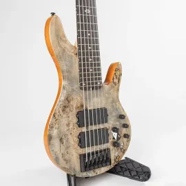 Pinnacle 6 String Bass Guitar Grey Black