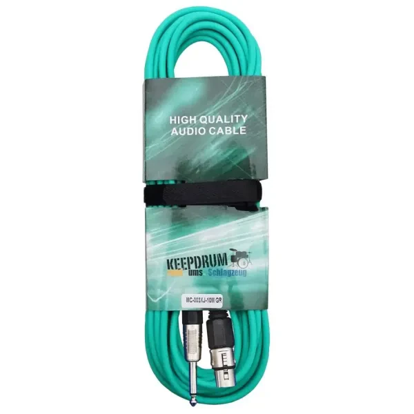 Коммутационный кабель keepdrum MC003XJ Green 10 м