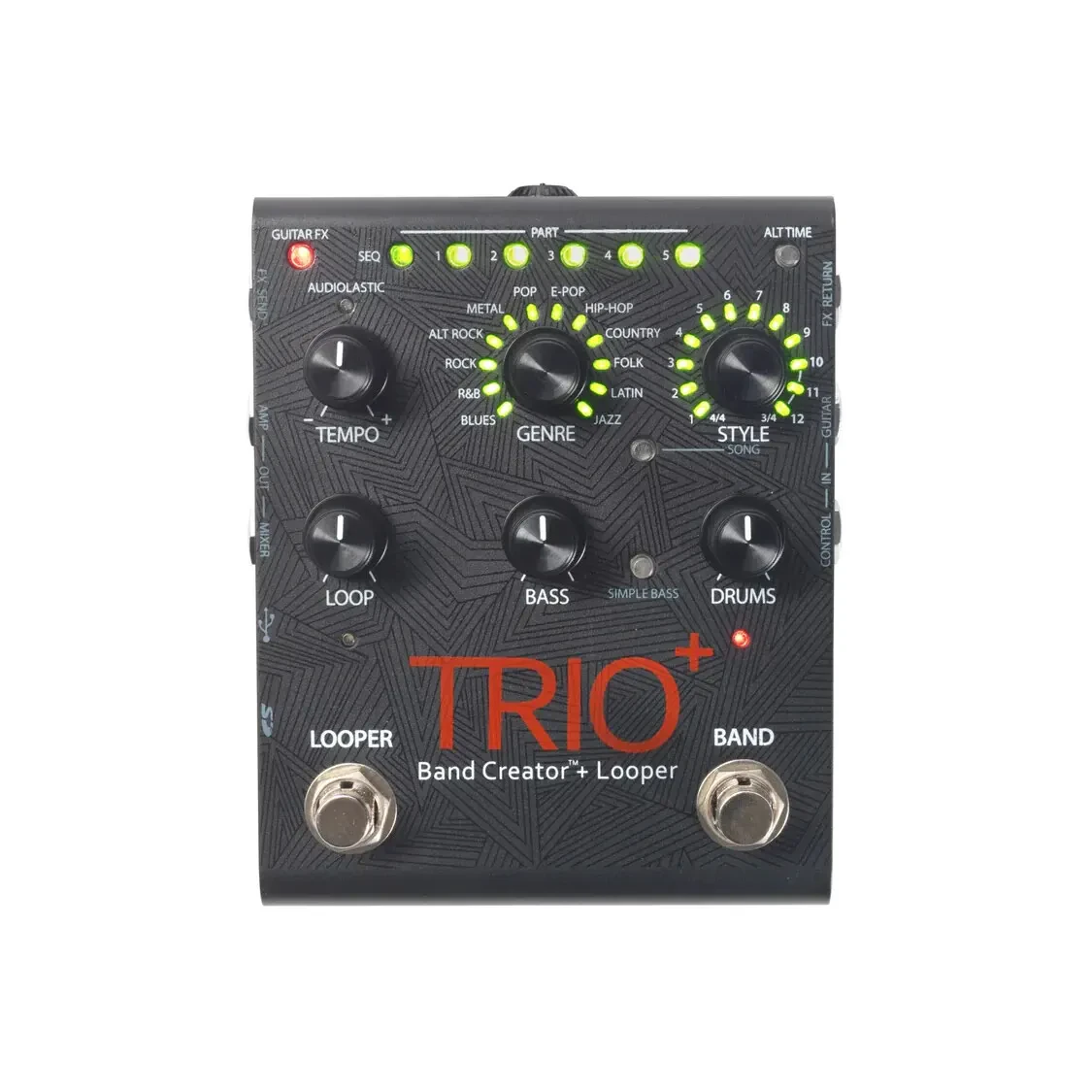 Used DigiTech Trio+ Band Creator Plus Looper Guitar Effects Pedal