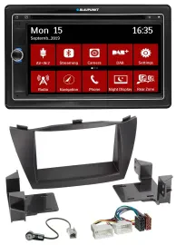 Blaupunkt Bluetooth DAB 2DIN USB DVD MP3 Autoradio für Hyundai ix35 (2010-2013)