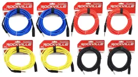 Коммутационный кабель Rockville RCXMB20 Multicolor 6.1 м (8 штук)