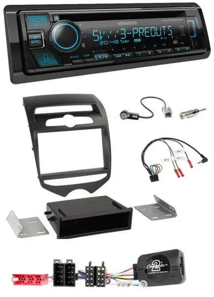 Kenwood Bluetooth USB CD Lenkrad DAB Autoradio für Hyundai ix20 ab 2010 man. Kli