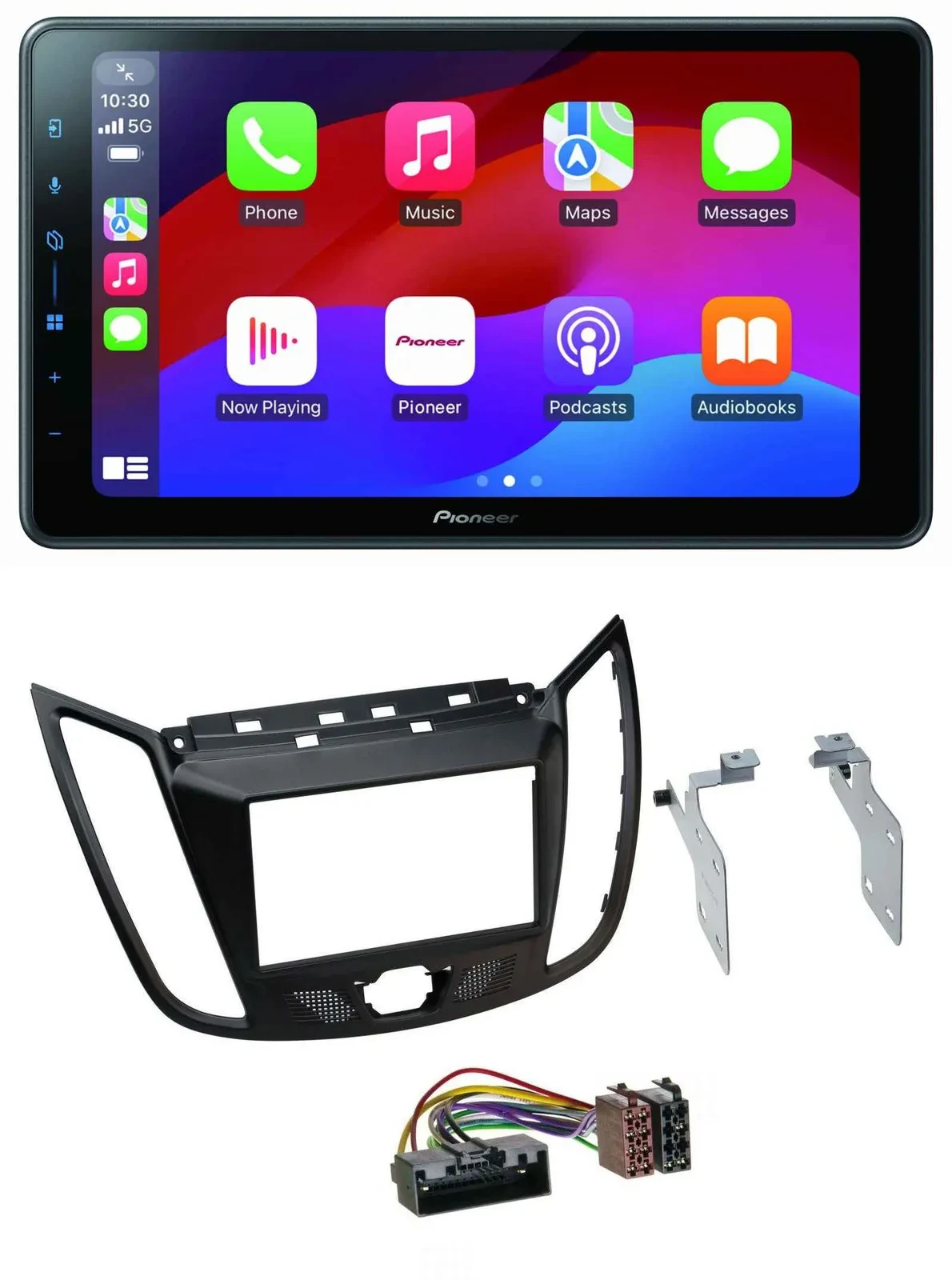 Pioneer Bluetooth 2DIN USB MP3 DAB Autoradio für Ford Kuga (DM2, ab 2013)