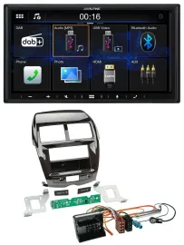 Alpine Bluetooth 2DIN MP3 DAB USB Autoradio für Citroen C4 Mitsubishi ASX Peugeo