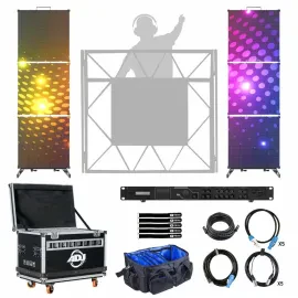 ADJ VS2 Vision Series 3x2 LED Panels 2 Columns w Processor Package