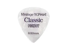 Медиаторы Pickboy GP-14/05 Celluloid Vintage Classic White Pearl 50 шт.
