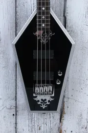 Schecter Sean Yseult Casket Bass 4 String Electric Bass Guitar Gloss Black
