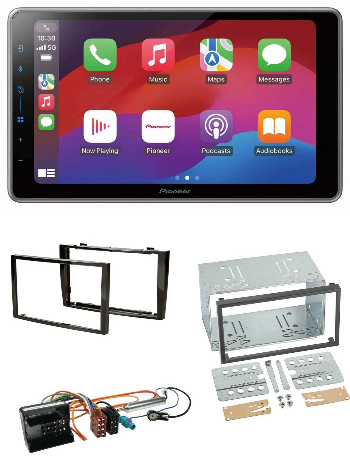 Pioneer MP3 USB DAB Bluetooth 2DIN Autoradio für Peugeot 308 2007-09 schwarz