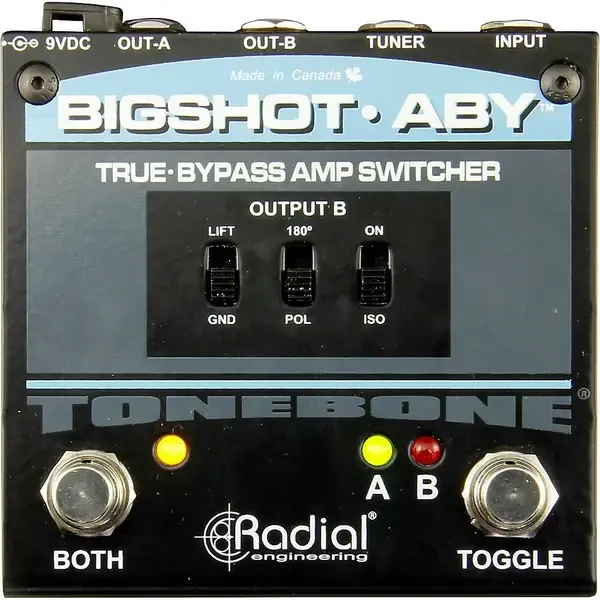 Педаль эффектов для электрогитары Radial Engineering Big Shot ABY True Bypass Amp Switcher