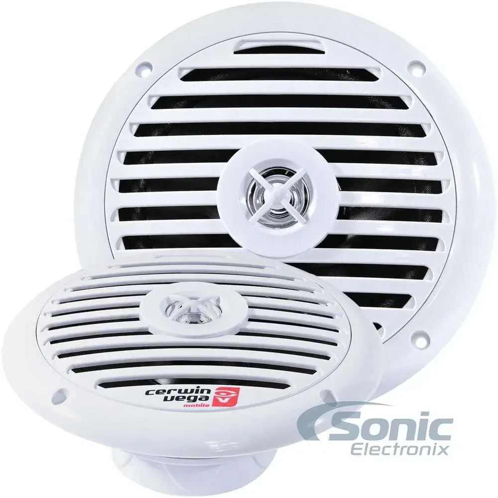 Пассивная акустическая система для лодок Cerwin-Vega XM65W 6.5", 2‑полосная, коаксиальная