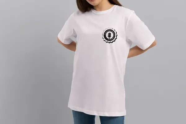 Футболка Popmerch WW3XL24 "Real Sound v2" белая, женская, размер 3XL