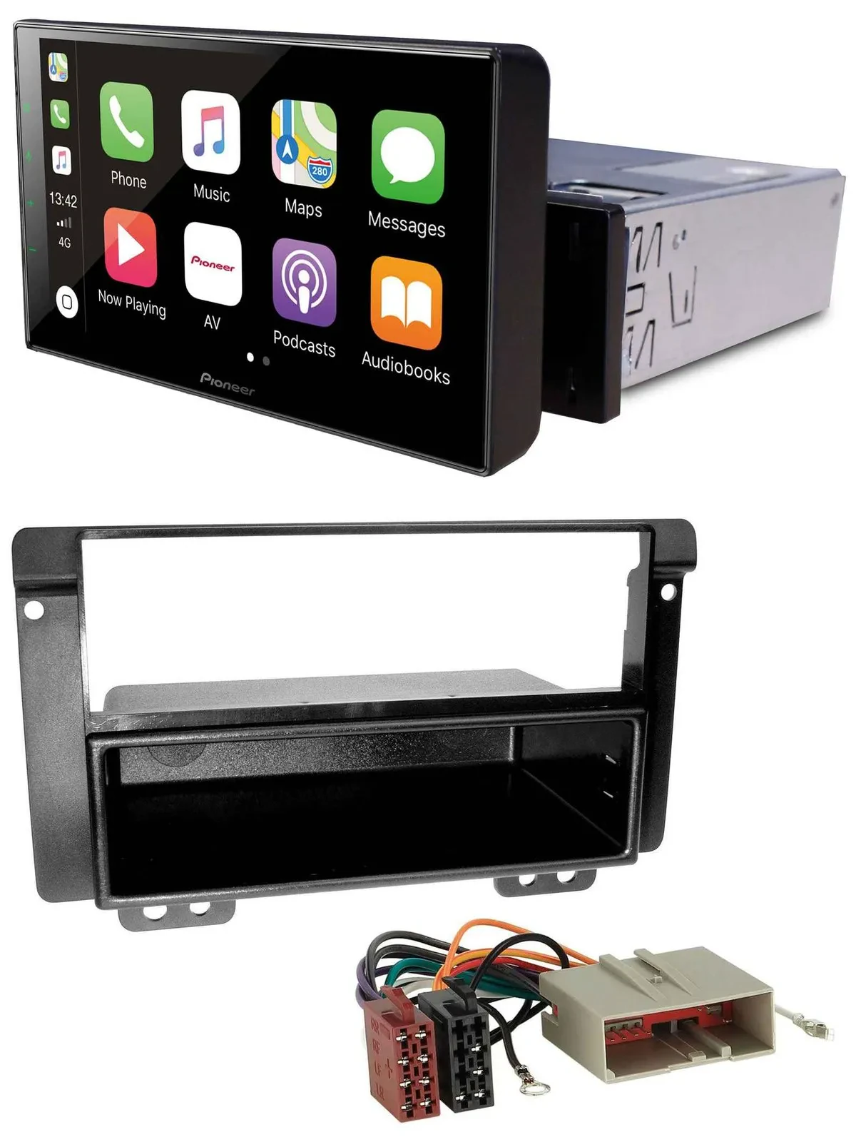 Pioneer Bluetooth MP3 DAB USB Autoradio für Landrover Freelander 2004-2007