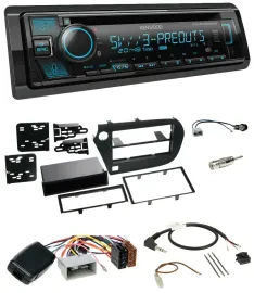 Kenwood Bluetooth USB CD Lenkrad DAB Autoradio für Honda Insight ZE2 2009-2013