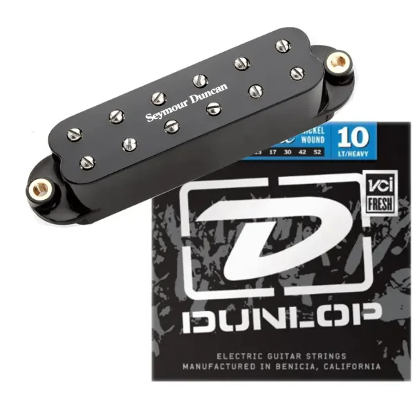 Seymour Duncan SL59-1b Little '59 Strat Humbucking Pickup (Bridge/Black) w/ Stri