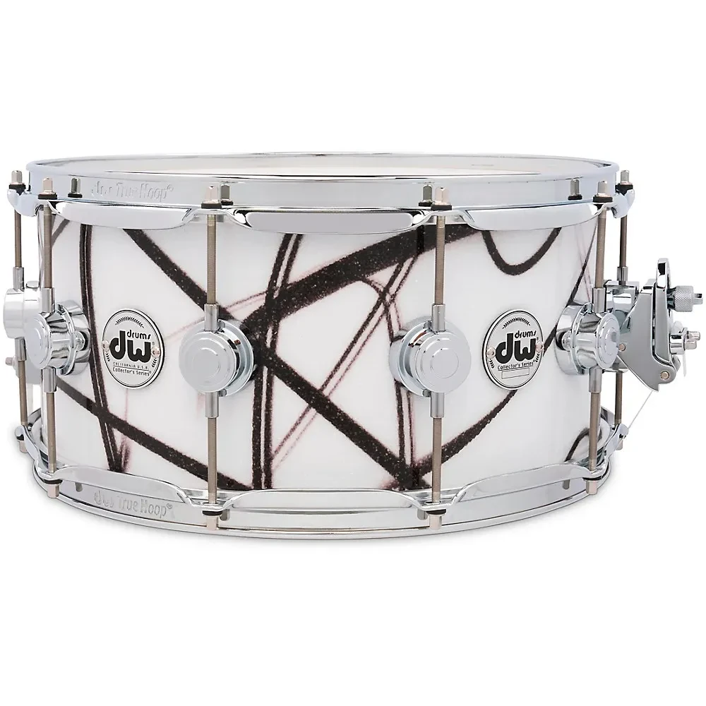 Малый барабан DW Collector's SSC Maple Finish Ply 14" x 6.5", White Glass Contrail