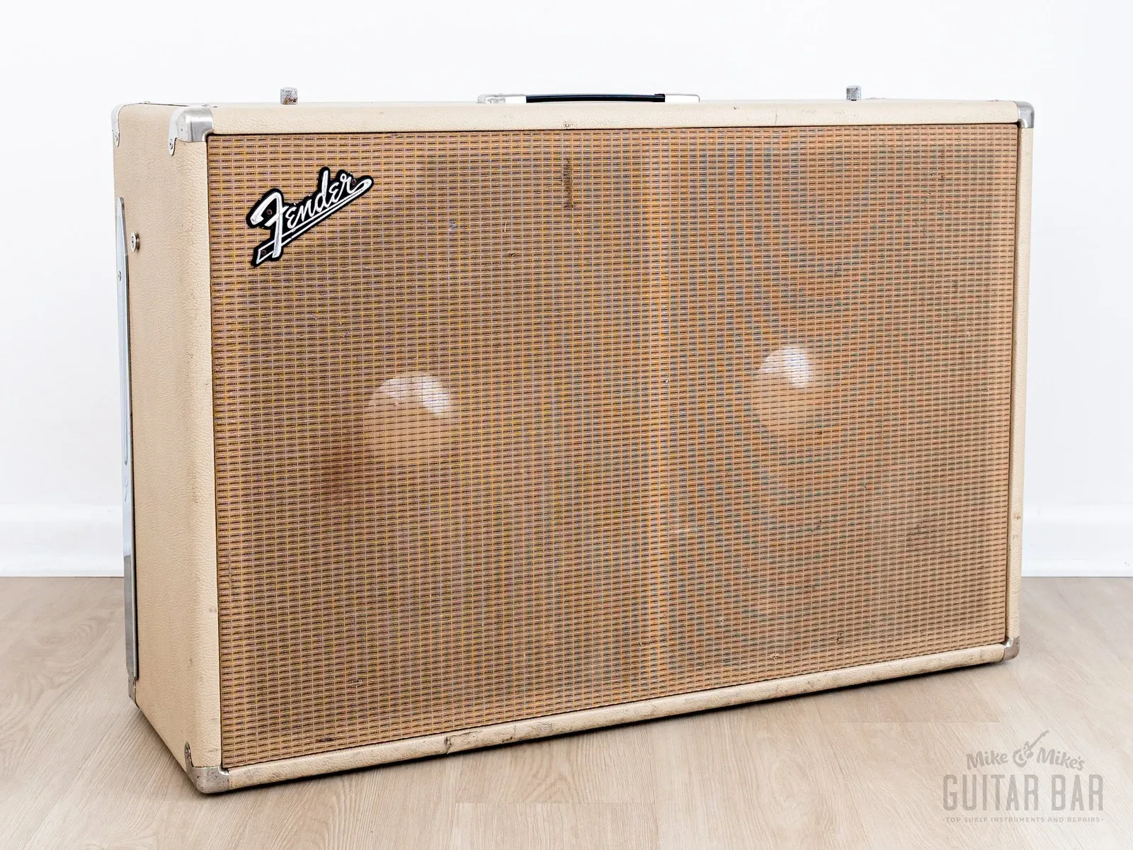 1963 Fender Dual Showman Vintage 2x15 Piggyback Speaker Cabinet w/ JBL D130F