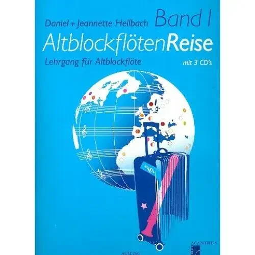 Ноты Acanthus Music Altblockflöten-Reise Band 1 (+3 CD)