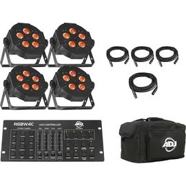 American DJ Ultra Quad Pak Pro Black