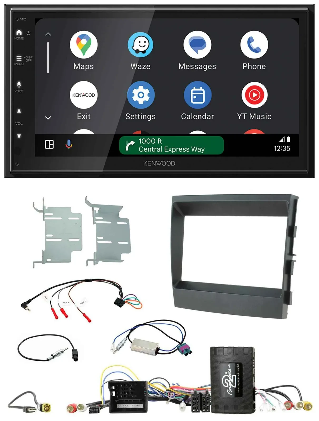 Kenwood DAB Bluetooth USB Lenkrad 2DIN Autoradio für Porsche Panamera 09-16 Info