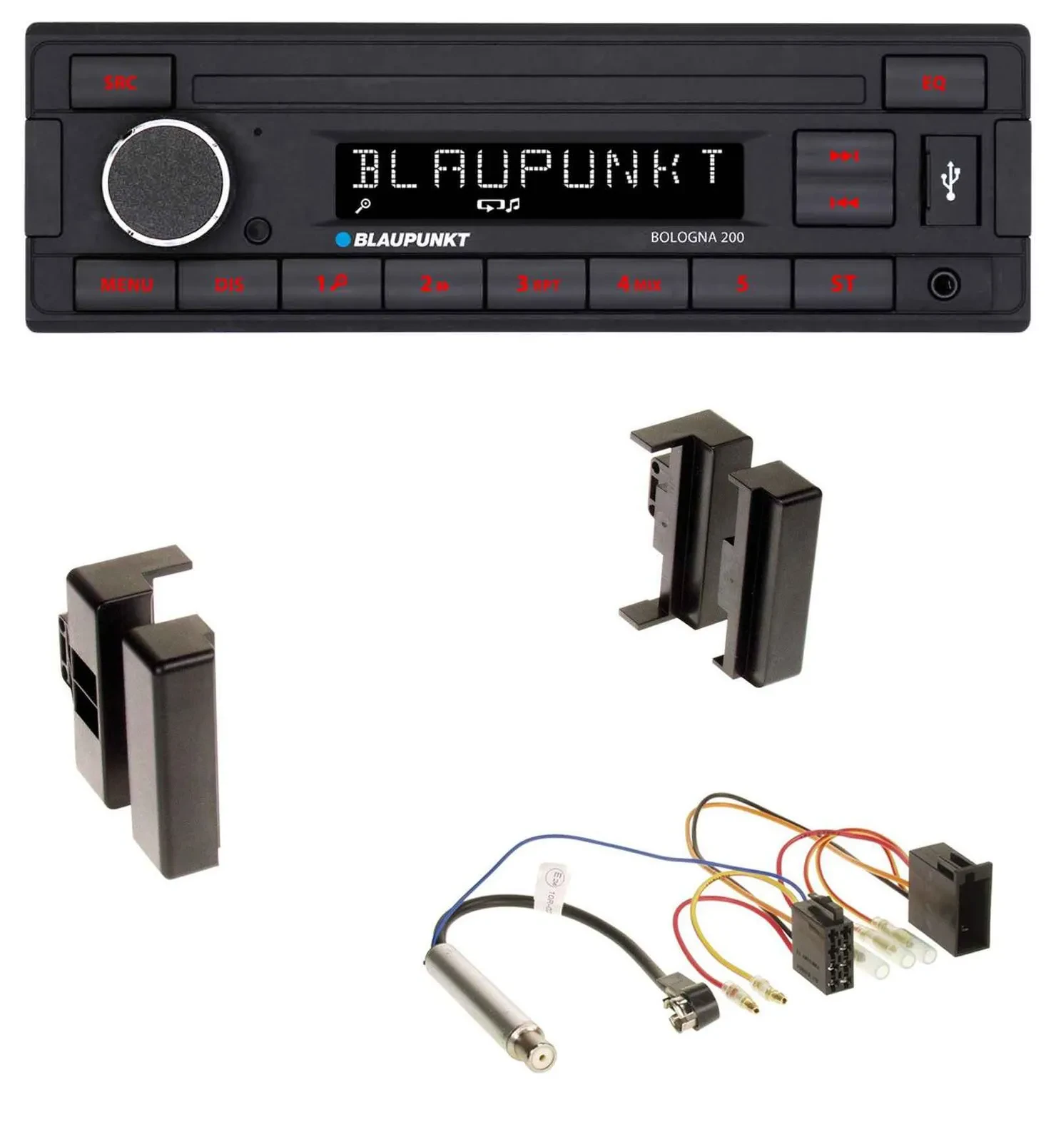 Blaupunkt MP3 AUX USB 1DIN Autoradio für Audi A4 B5 bis 99 A6 C4 bis 97 A8 D2 bi