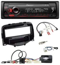 Pioneer Lenkrad USB DAB Bluetooth Autoradio für Toyota Aygo 2014-2021